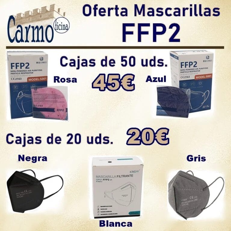 Mascarillas distintos tipos
